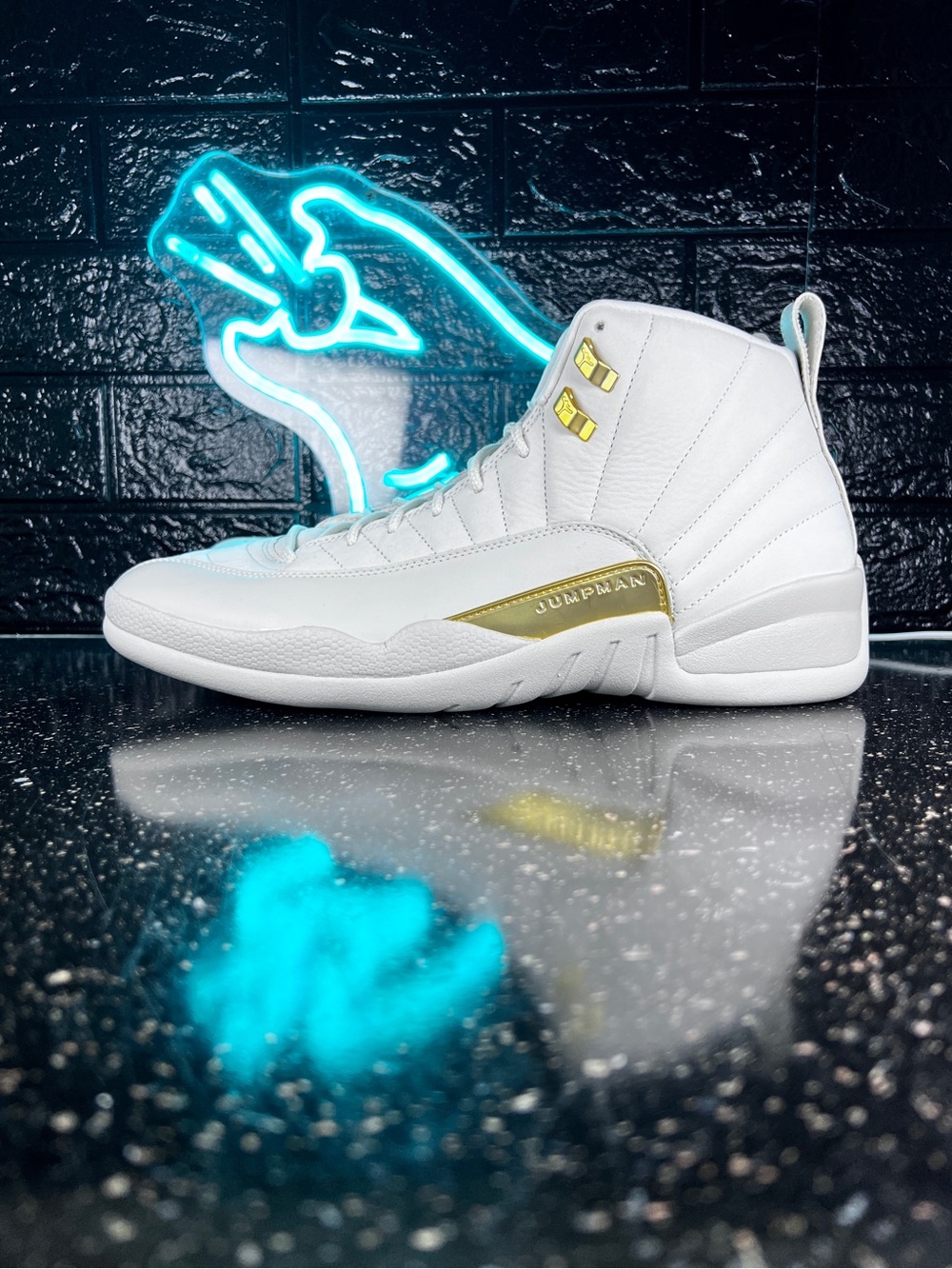 Nike Air Jordan 12 Retro 'Phantom' Jumpman Leather Basketball Shoes - 13